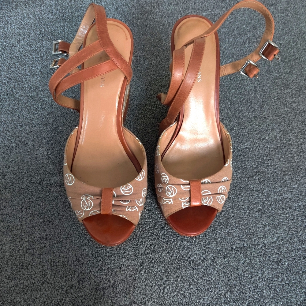 Armani Jeans platform heels